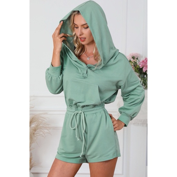 French Hoodie Romper - Picture 2 of 3